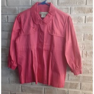 Civilty sz M Candy Pink Sailor's Jacket Fun Versatile